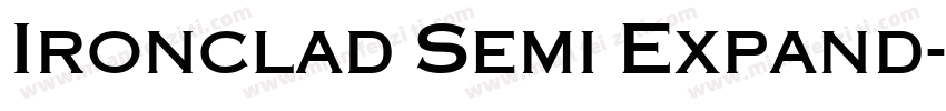 Ironclad Semi Expand字体转换